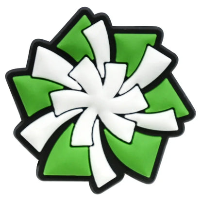 Cute Cheerleading Shoe Charms Decoration for Crocs Pin Accessories Charms Bracelet Wristband DIY Shoe Party Gifts