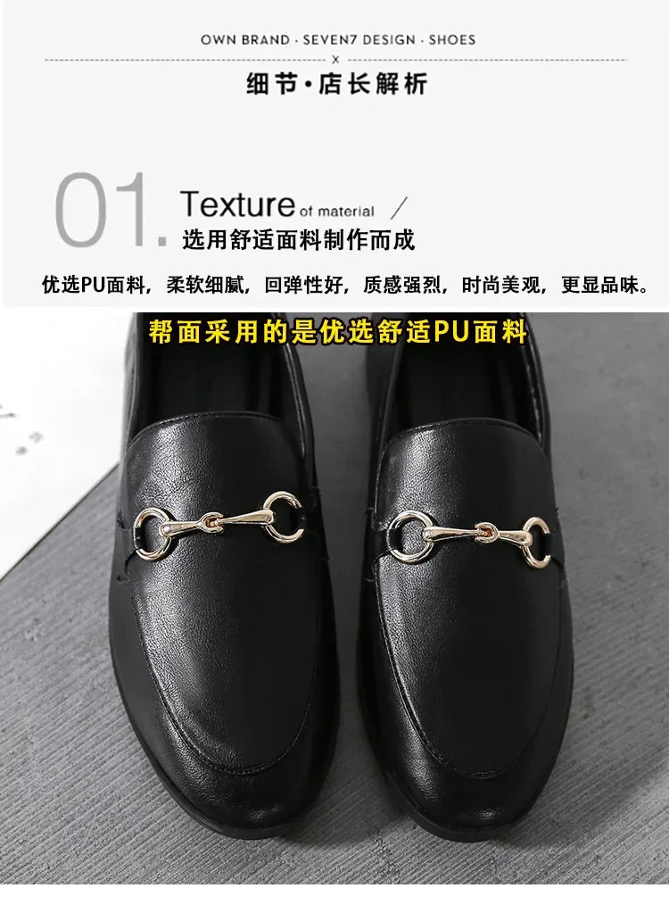 Womens Shoes Flats Loafers Ladies Fashion Leather Brand Sneakers Womens Designer Flat Ladies Shoes Woman Luxury Female Footwear