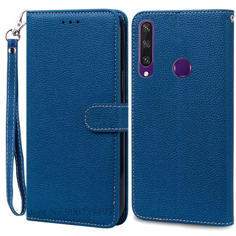 For Huawei Y6P Case Leather Wallet Flip Case For Huawei Y6p Case MED-LX9N Soft Full Cover Coque Fundas for Huawei Y6P Case
