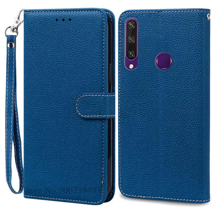 For Huawei Y6P Case Leather Wallet Flip Case For Huawei Y6p Case MED-LX9N Soft Full Cover Coque Fundas for Huawei Y6P Case