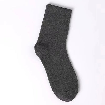 10PCS=5Pairs Loose Mouth Socks Diabetic Prevent Varicose Veins Cotton Comfortable Older Hypertensive Patients Fat Man Socks Gift