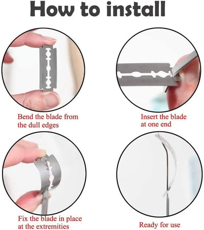 Bread Lame Bread Scoring Knife Lame Handcrafted Dough Cutter Bread Slashing Tool with 5 Razor Blades For DIY Bread Baking Pizza