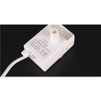 Ultra-quiet Pet Water Dispenser Pump LED Light 5V Mini Submersible Pump Large Flow Detachable Water Fountain Pump Replacement
