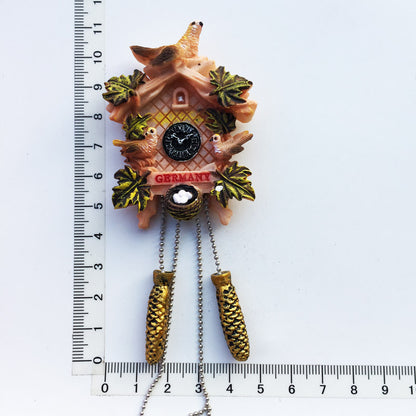 Beautiful Fridge Magnets Souvenir Cuckoo Clock Fridge Magnet Refrigerator Stickers Decorative Magnets Magnetico Refrigerador