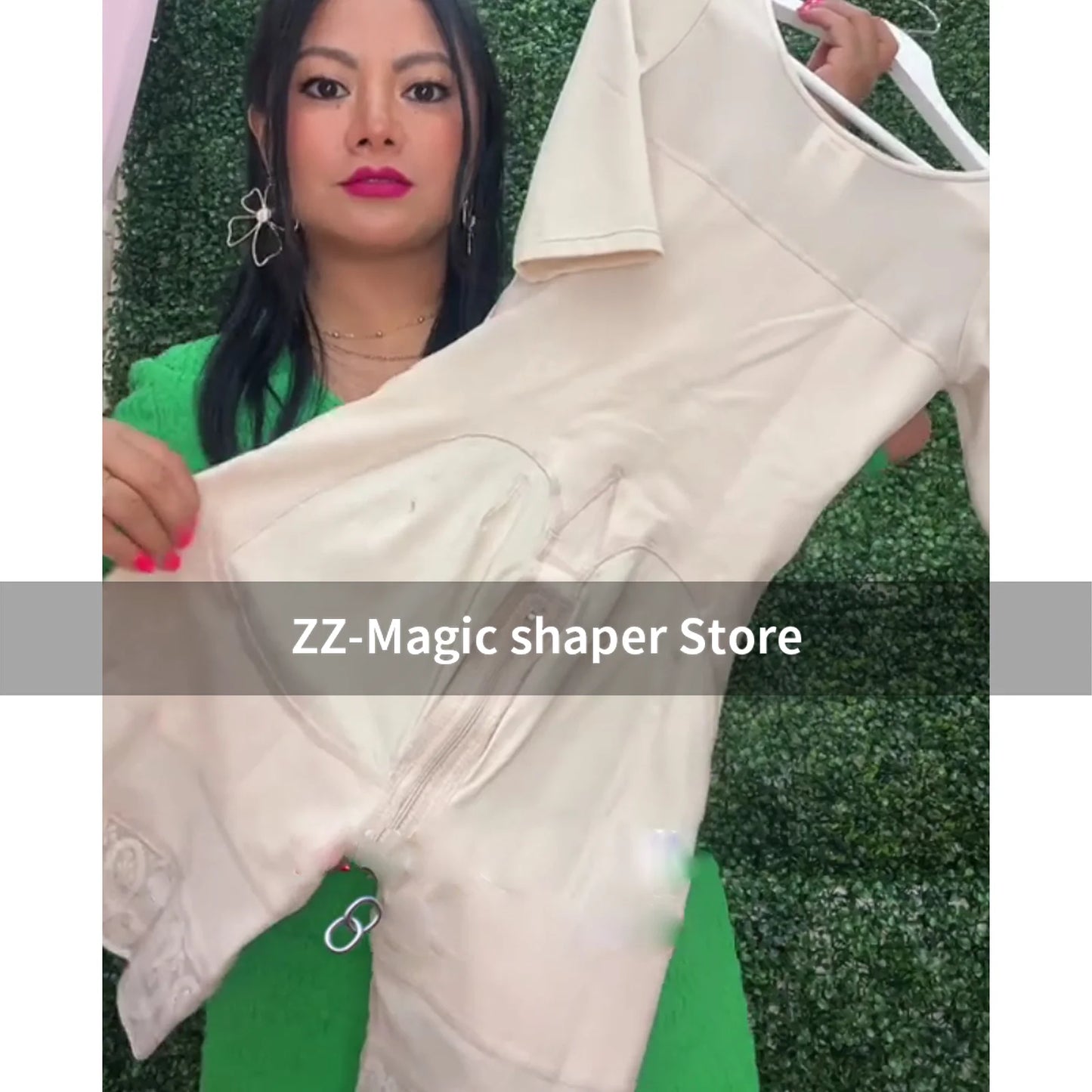 Shapewear jumpsuit with short sleeves Fajas Colombianas Tummy Control Butt Lifter Body Shaper Postpartum Girdle Waist Trainer