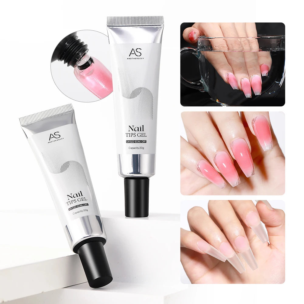 Solid Nail Glue Nail Tips Gel for Press On Nails Super Strong Nail Adhesive For Artificial Fingernail Durable And long Lasting
