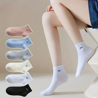 5 pairs of short sports socks for one sale, comfortable and breathable short socks sock
