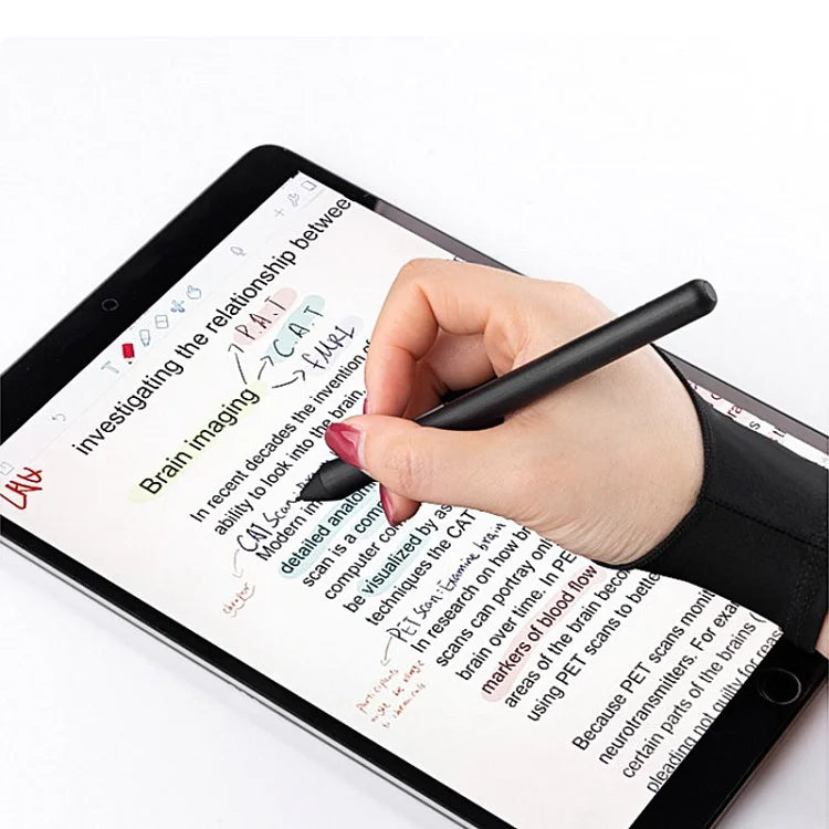 Tablet Gloves Drawing Gloves Left Hand Drawing Glove Paint Digital Graphic Tablet Glove for Drawing Glove