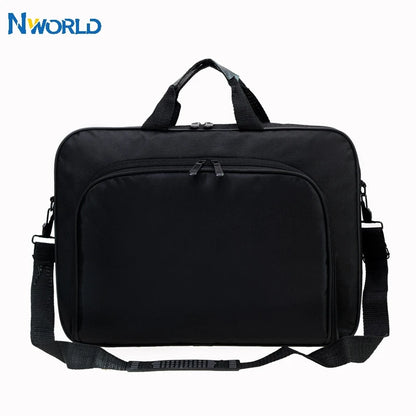 15.6 Inch 17 In Laptop Bag Business Portable Nylon Computer Handbags Laptop Shoulder Handbag Zipper Shoulder Simple Style
