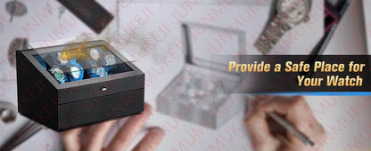 Watch Winders Box for Automatic Watches Box 6 watches Rotate Stand
