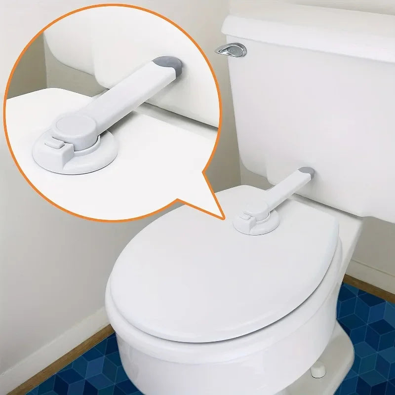 Baby Toilet Safety Locks Childproof Toilet Seat Lock Prevents Toddlers From Opening Toilet Lids Baby Safety Products in Bathroom