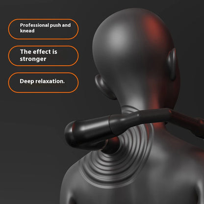 Fascia Gun Portable Massage Gun Deep Tissue With Extended Handle U-Shaped Back Massager Body Massager for Neck Shoulder Back Leg