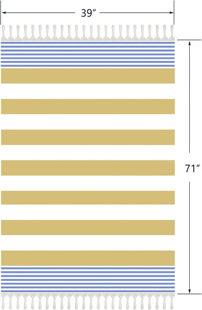 Turkish Beach Towels 39*7" Oversized  Quick Dry Sand Free  Bath  Pool Gym and Bathroom