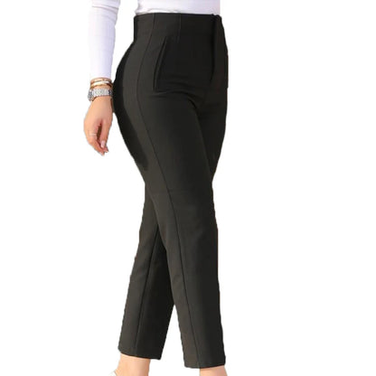 C.New S Wear High waist Pants for Women Formal Pants Office outfits Pencil Trousers Fashion Office Black Apricot Ladies Pants