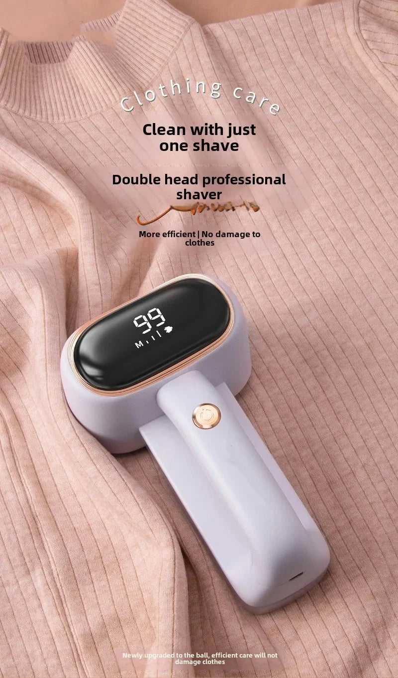 Electric Lint Remover Rechargeable Lint Remover Clothes Sweater Defuzzer Intelligent Digital Display Lint Shaver Trimmer