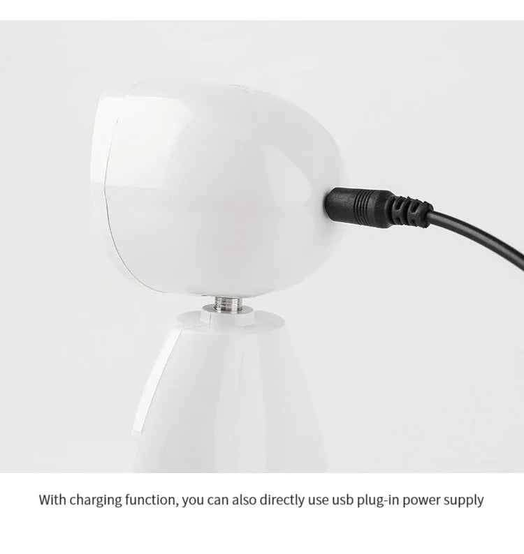 LED Seven Colors Light Sunset Light Astronaut Light Rainbow Projection Night Light 360Degree Rotation Rechargeable Ambient Light