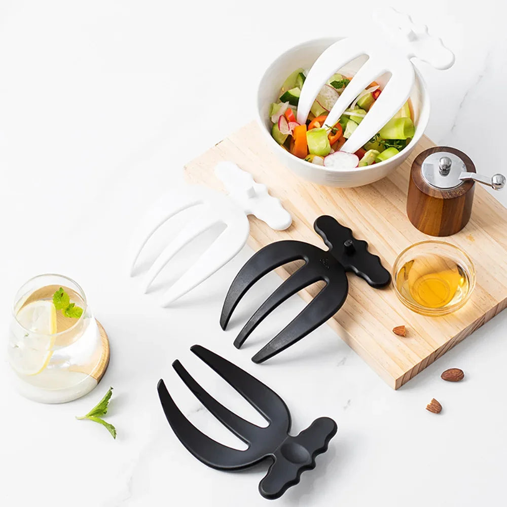 2 Pieces Salad Hands Multifunctional Salad Mixing Kitchen Utensil Tossing Tool Tool Salad Tongs Fruit Claw Salad Accessories
