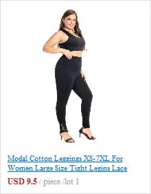 Solid Colorful Leggings For Women 7xl 6XL 5XL Large Size Modal Cotton Tight Pants Grey Black White Pink Blue Purple 5XL 4XL Lady