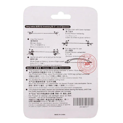 1pcs Outdoor Tools Hand Chain Saw Survival Fretsaw Chain Saw Practical Emergency Steel Wire Saw Camping Hunting Kits Pocket Gear