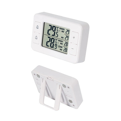 Household refrigerator cold storage electronic thermometer one tow two wireless transmission thermometer with alarm function
