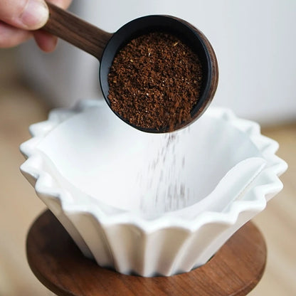 Coffee Measuring Spoon 12g Coffee Measuring Tool Dishwasher Safe Coffee Spoon with Wood Handle Coffee Spoon for Coffee D2RD