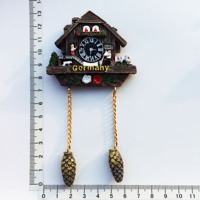 Beautiful Fridge Magnets Souvenir Cuckoo Clock Fridge Magnet Refrigerator Stickers Decorative Magnets Magnetico Refrigerador