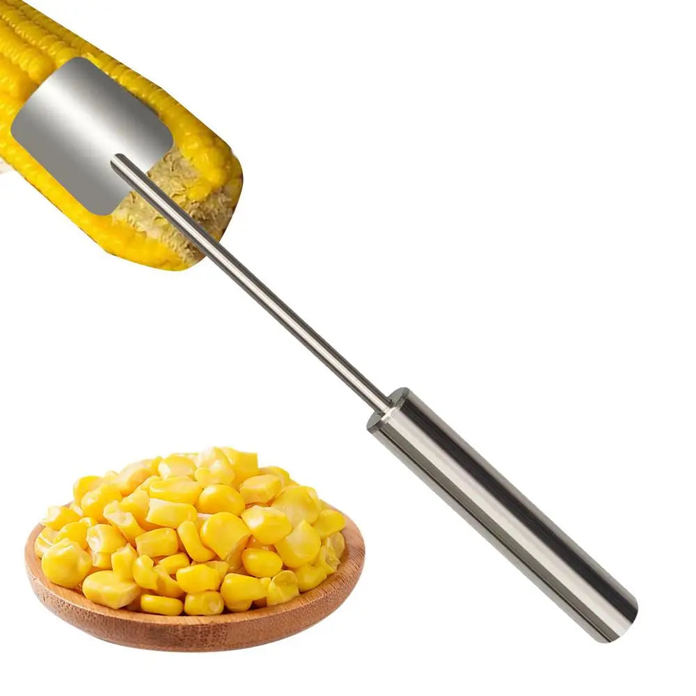 Corn Cob Peeler Stainless Steel Corn Peeling Tool Corn Stripper Tool Corn Thresher Cutter for Home Kitchen Restaurant Supplies