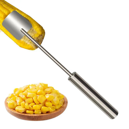 Corn Cob Peeler Stainless Steel Corn Peeling Tool Corn Stripper Tool Corn Thresher Cutter for Home Kitchen Restaurant Supplies
