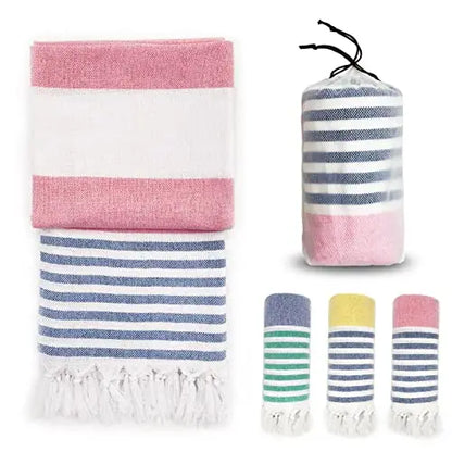Turkish Beach Towels 39*7" Oversized  Quick Dry Sand Free  Bath  Pool Gym and Bathroom
