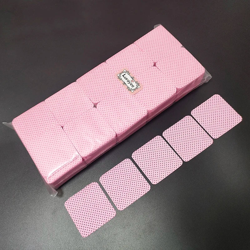 Lint Free Nail Wipes Nail Polish Remover Eyelash Extension Glue Cleaning Wipes Absorbent Soft Removal Tool for Nail Art