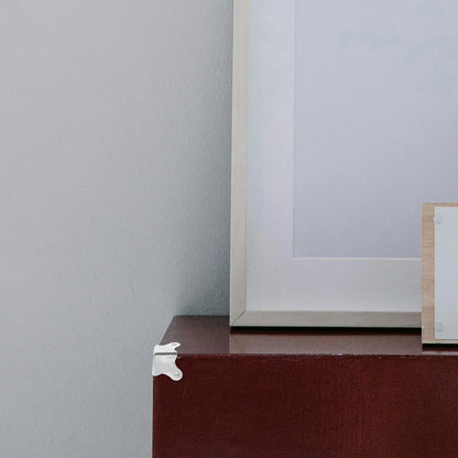 4pcs Stainless Steel Corner Protectors 30x30x0.8mm Metal Guards for Furniture Kitchen Cabinets Decorative Box Corners Wooden