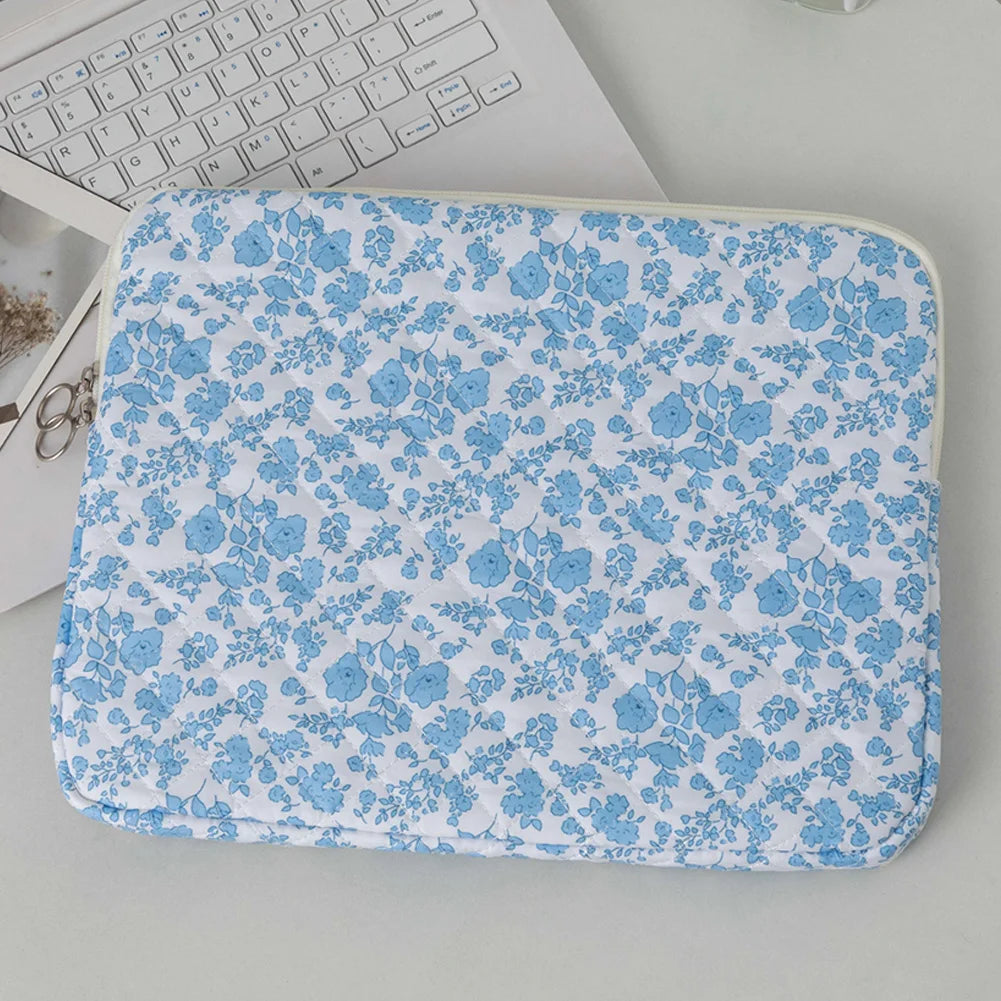 11/13/15 Inch Laptop Sleeve Quilted Laptop Bag Coquette Floral Laptop Carrying Case Office Accessories