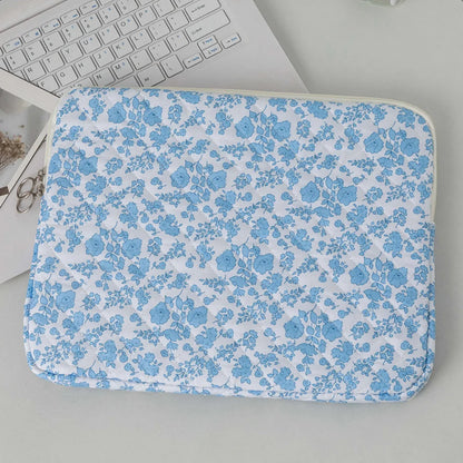 11/13/15 Inch Laptop Sleeve Quilted Laptop Bag Coquette Floral Laptop Carrying Case Office Accessories