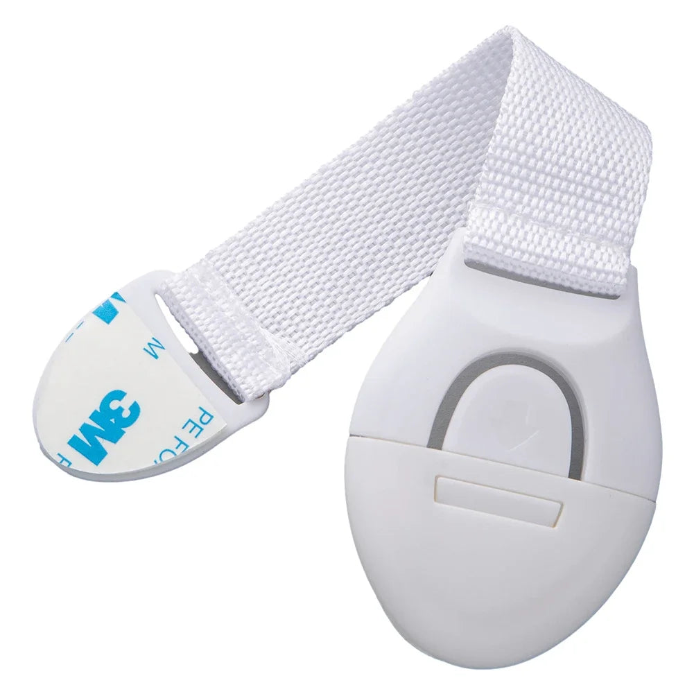 1/10pcs Child Safety Strap Locks No Drilling Cabinet Latches Adhesive Kids Proof for Cupboards Door Window Refrigerator