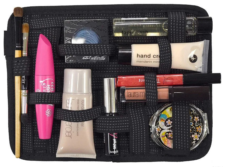 Travel Portable Carrying Elastic Organizer Plate Electronics Accessories Storage Plate Phone Tools Makeup Brushes Storage