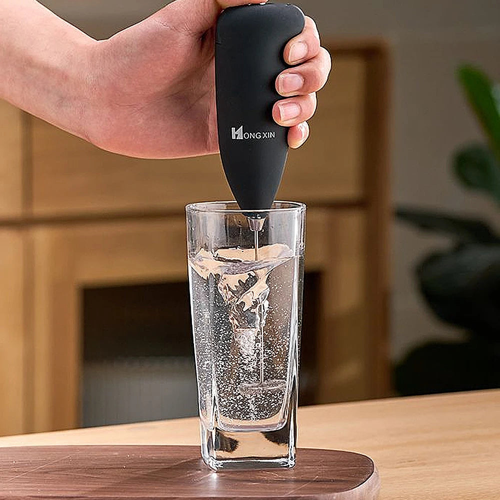 Electric Whisk Portable Handheld Blender Coffee Milk Stirrer Kitchen Tools Stainless Steel Milk Frother