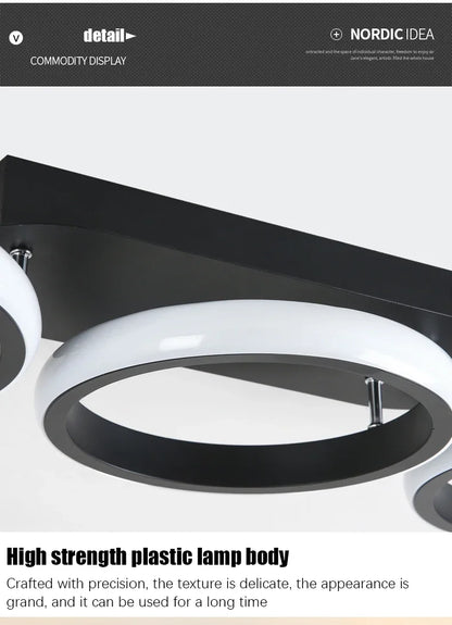 LED Ceiling Light 3 colors Modern Round Square-shaped For Hallway Bedroom Checkroom Living Room Restaurant Staircase Lighting