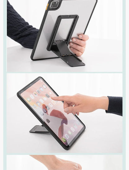 Universal Tablet Stand Foldable Storage Portable Sticky Creative Tablet Bracket for Ipad Desktop E-Reader Bracket Tablet Holder