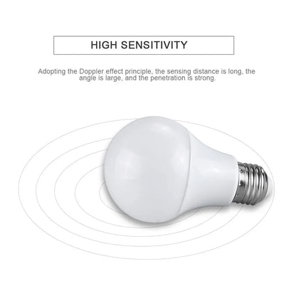 Radar Sensor LED Bulb E27 Motion Sensor Light Bulbs Smart LED Lamp Energy Saving Bombillas For Porch Stair Hallway Garage Lights