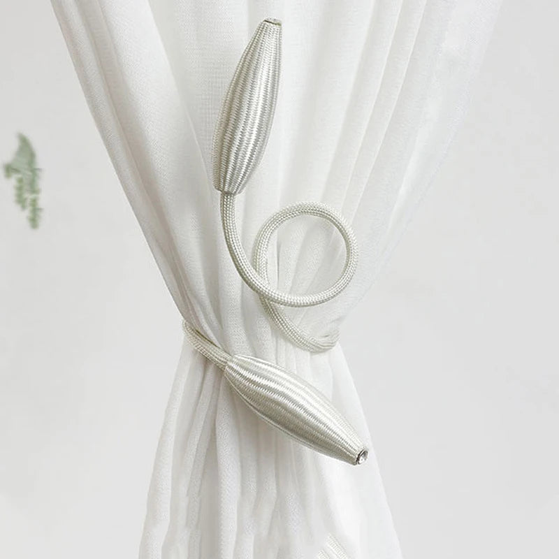 Curtain Buckle Tie Downs No Punch Curtain Tie Downs Curtain Clips Curtain Accessories Simple Curtain Buckle Tie Downs 2pcs