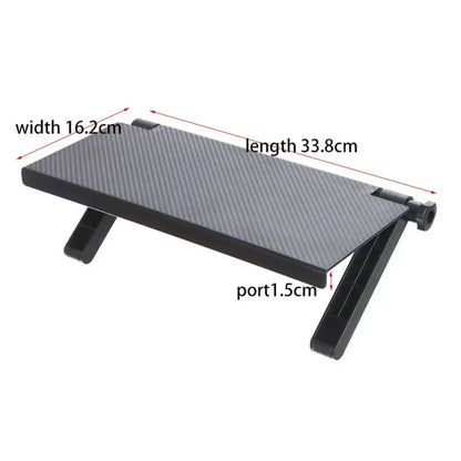 Adjustable Top Storage Shelf Convenient Rectangle Plastic Home Storage Rack Solid Color Television Stand Television