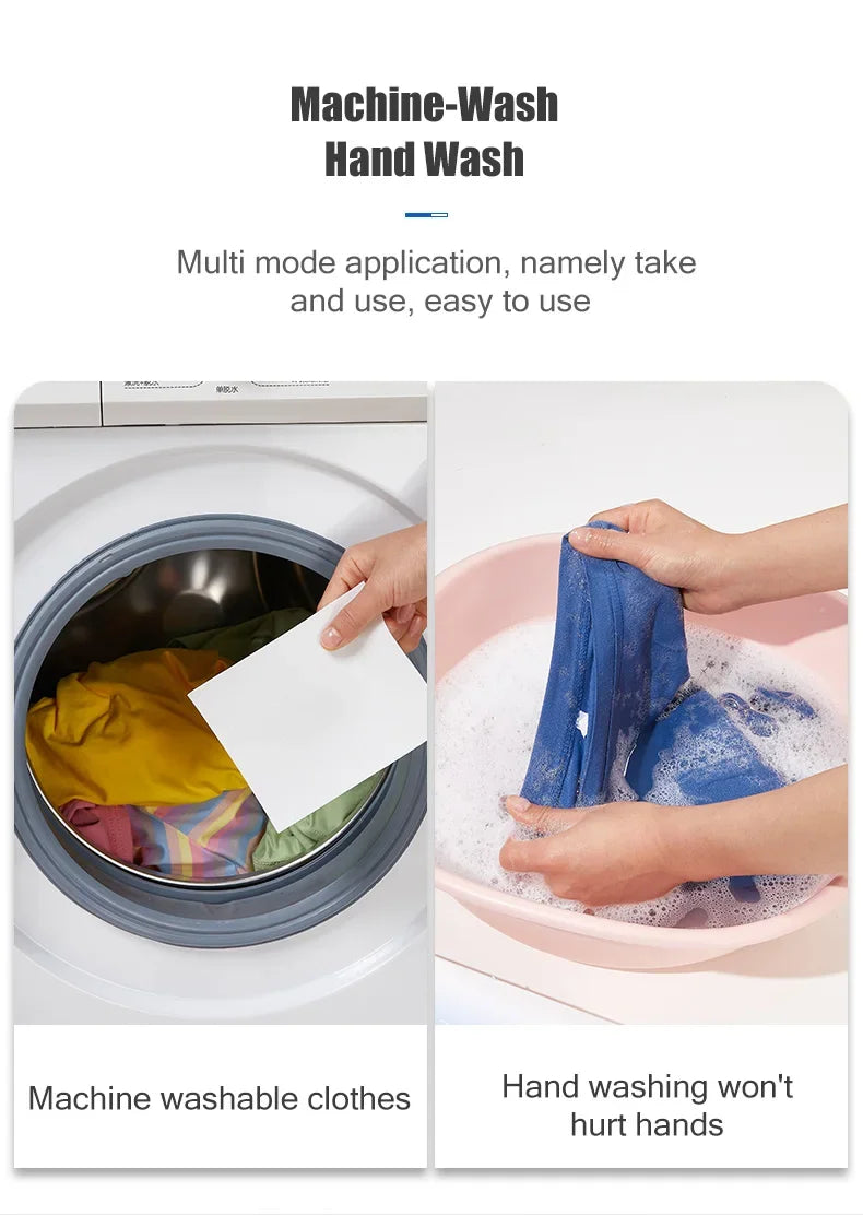 180Pcs Laundry Tablets Strong Decontamination Laundry Detergent Sheet Underwear Clothes Cleaning Detergent Laundry Bubble Paper