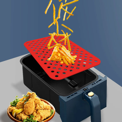 Air Fryer Silicone Mat Reusable Air Fryer Liners Non-Stick Silicone Mats Kitchen Accessories Baking Mat Pastry Tools Bakeware