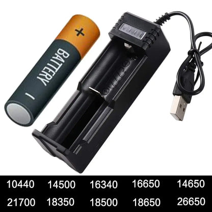 Charger 18650 Battery 8650 14500 26650 Charging Dock Battery Charger Adapter 18650 Lithium Charger Batteries USB Charger