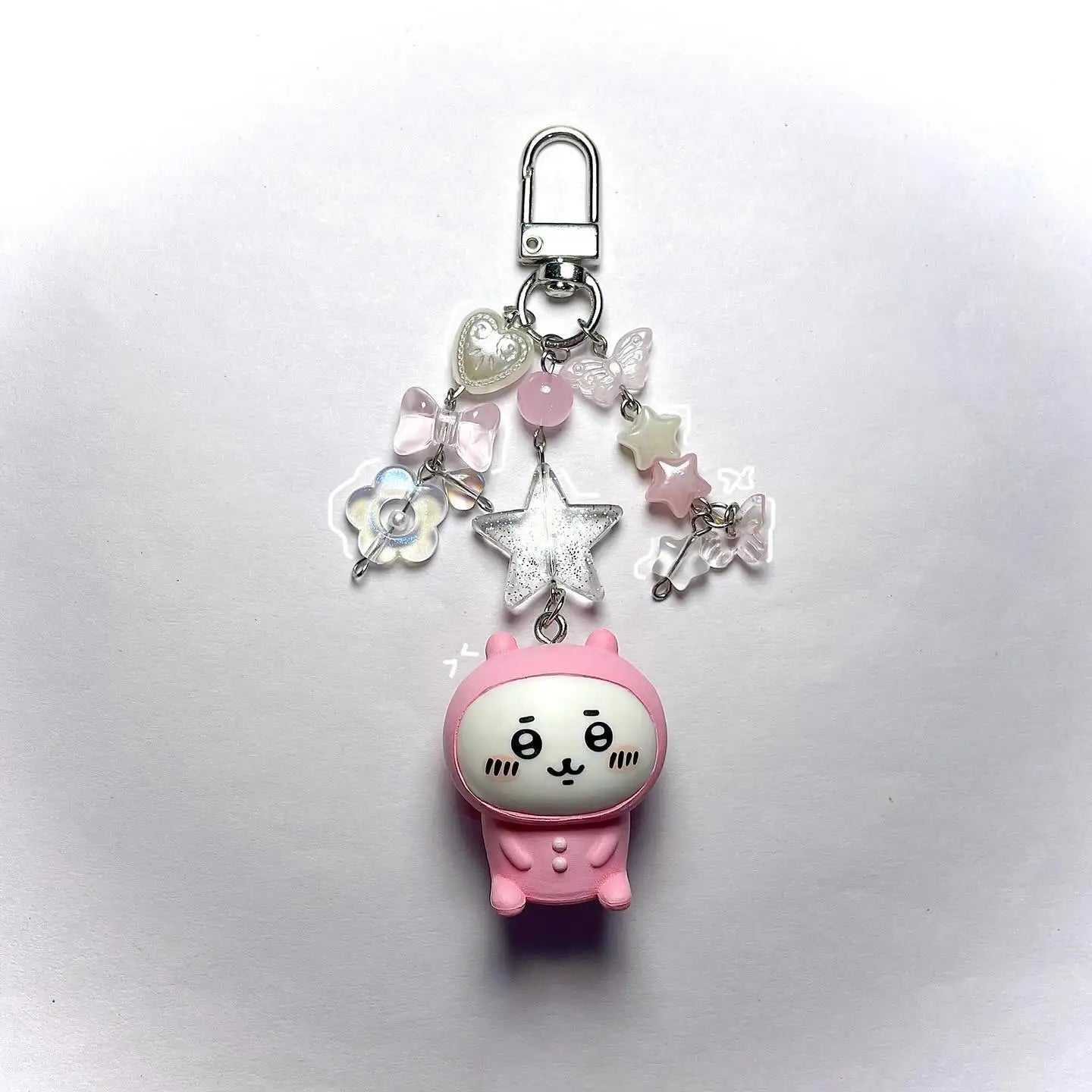 Cute and Creative Little Hachijiika Wow DIY Keychain