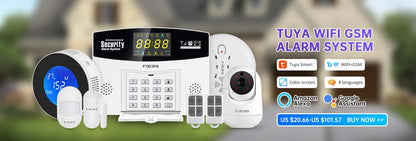 Fuers Tuya Smart Home WiFi Door Sensor Door Open Detectors Security Protection Alarm System Home Security Alert Security Alarm