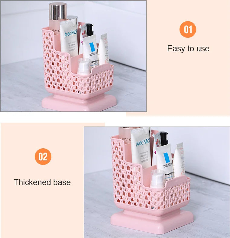 Stationery Desktop Organizer Storage Box for Pens Key Remote Control Jewelry Cosmetic Storage Home Office Stand Desktop Tidy