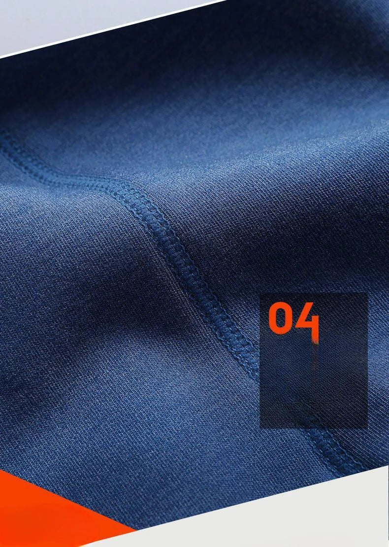 Mens Underwear 37° Heating Fiber Plus Velvet Seamless Vest Men's Winter Slim Warm Bottoming Shirt Men's Speed Thermal Underwear