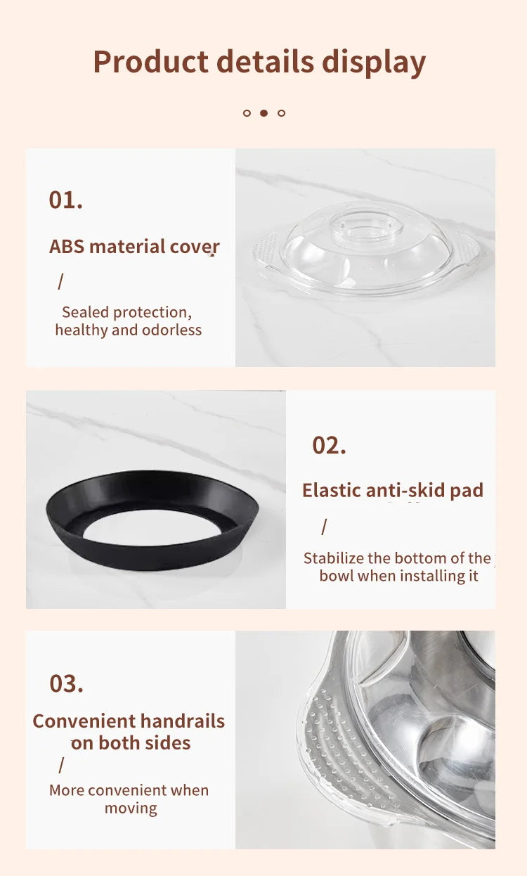 5L Electric Food Chopper Vegetable Chopper Small Food Processor Meat Grinder Mixer Electric Dicer Baby Food Processor