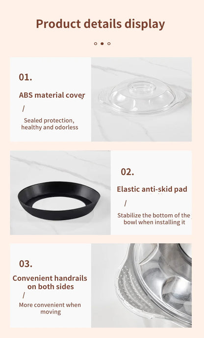 5L Electric Food Chopper Vegetable Chopper Small Food Processor Meat Grinder Mixer Electric Dicer Baby Food Processor